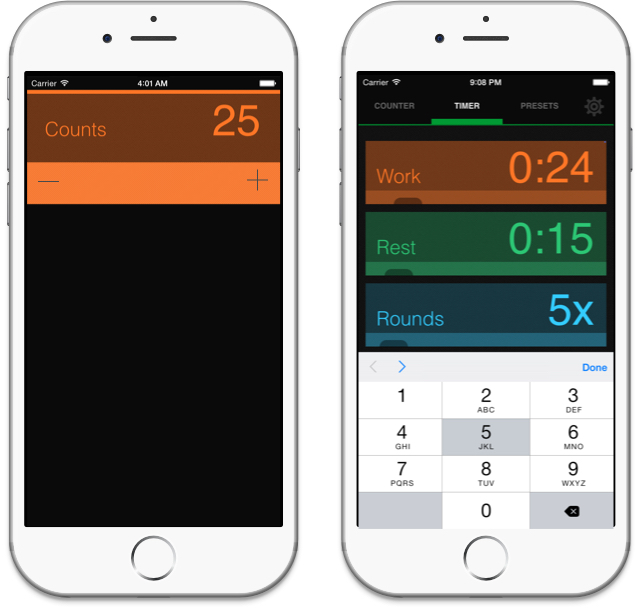 iCountTimer - iPhone Features