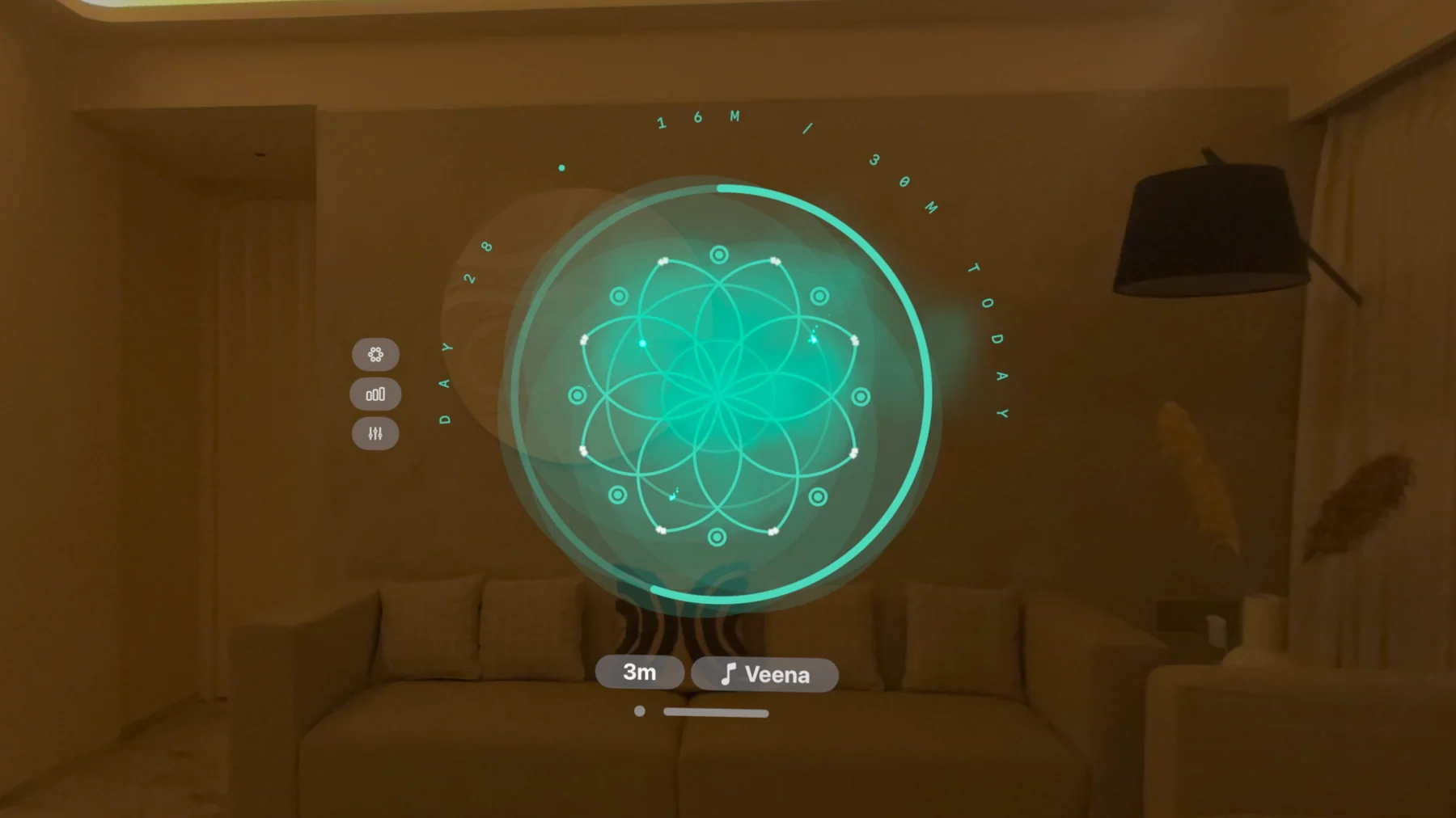 Vision Pro main screen