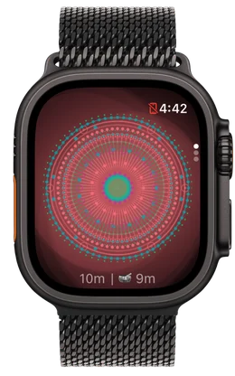 The Mandala full screen on Apple Watch