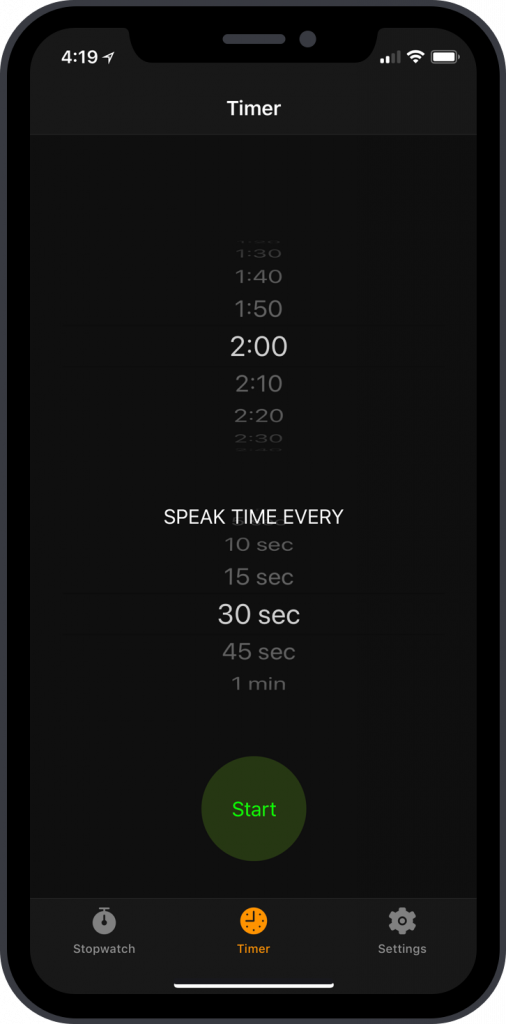 Timer for Plank Workout